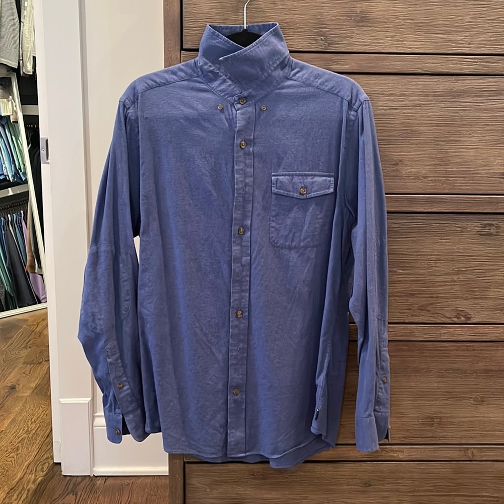Vineyard Vines Men’s Slim Fit Button-down, Size Medium, Color Blue